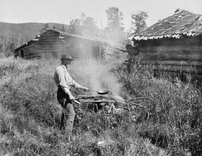 Cooking Over A Campfire