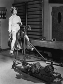 Actress On A Mechanical Horse