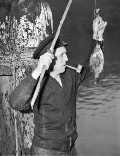 German Crewman Fishes In SF