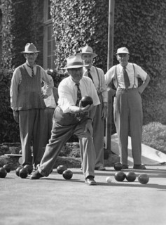 Men Playing Bocce Ball