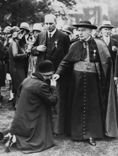Cardinal Bourne's Hand Kissed