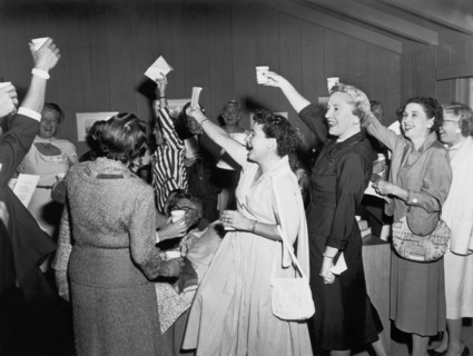 Women Cheering And Toasting