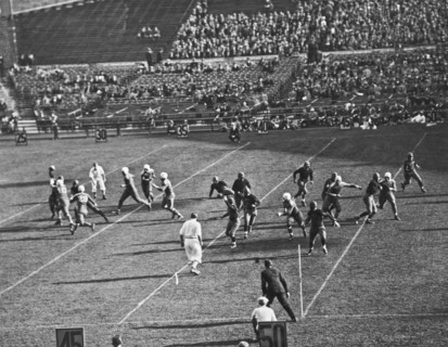 Quarterback Throwing Football