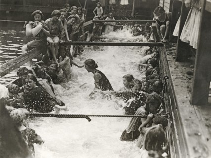 Children Getting Swim Lessons