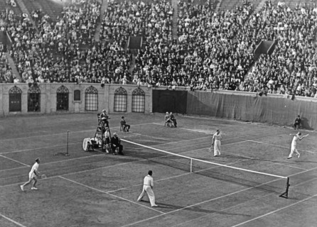 Doubles Tennis At Forest Hills