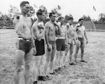 Army Shot Putters In Germany