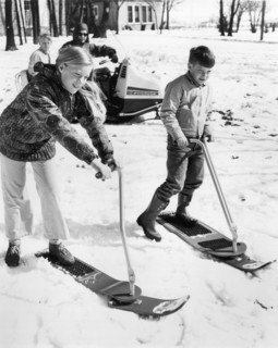 A Ski Board With Steering