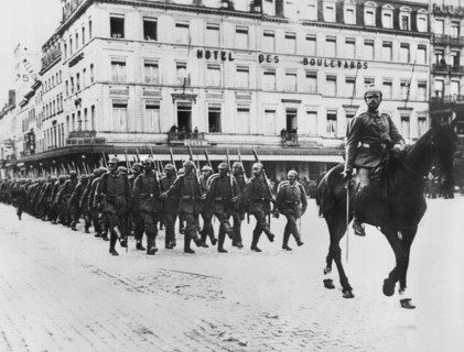 German Soldiers In Brussels