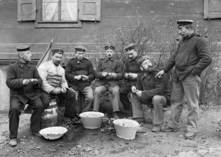 Germans Peeling Potatoes