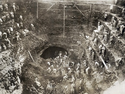 WWI Railway Tunnel Excavation