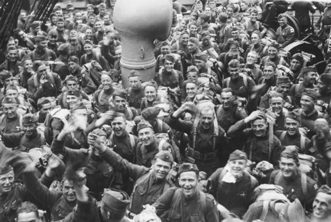 Happy  WWI Marines Return