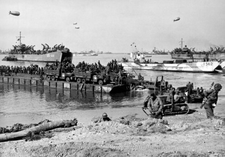 Seebee Rhino Ferries On D-Day