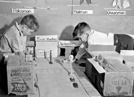 Children Playing At School