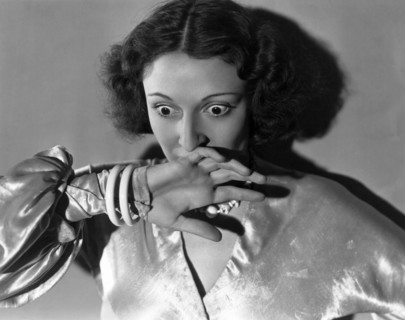 Frightened Young Woman