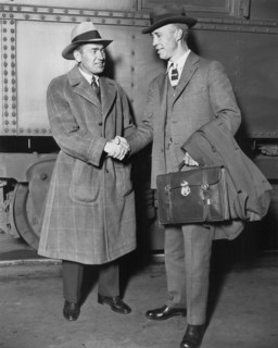 Sportsmen In Chicago Station