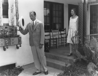 Man Leaving His House