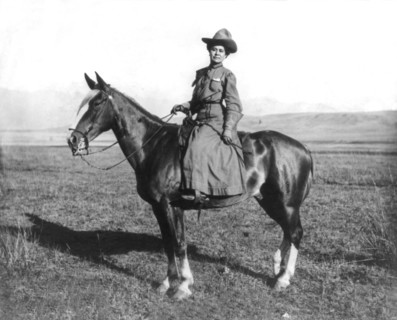 Montana Girl On Horseback