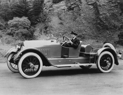 Man Driving A Daniels Car