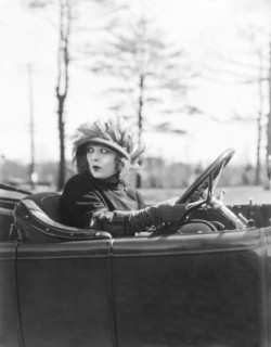 Young Woman At The Wheel
