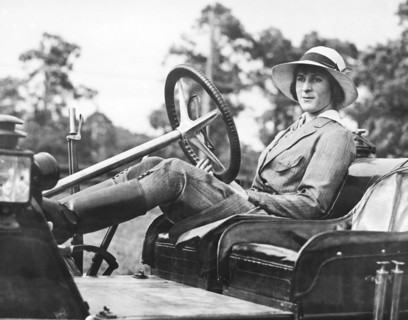 Marion Gaynor At The Wheel
