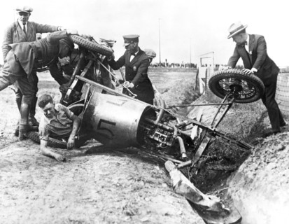 Race Car Driver Crashes