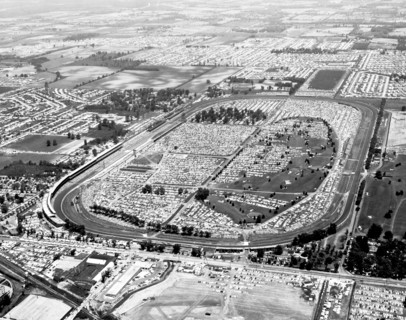 Aerial Of Indy 500