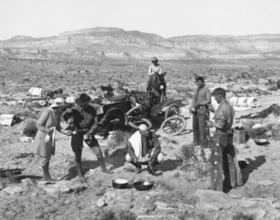 Car Broken Down In The Desert