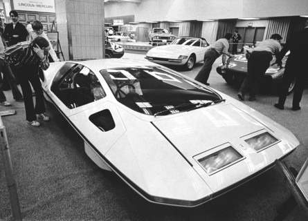 A Ferrari Modulo At Auto Show