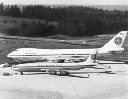 First Boeing 747
