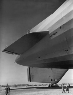 Akron Dirigible At Moffett