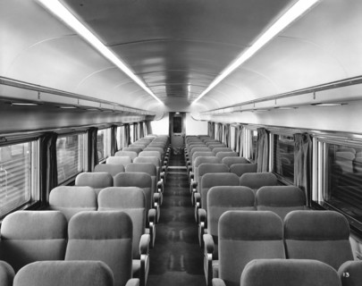 Chair Car On Denver Zephyr