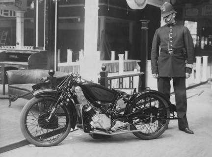 Motorcycle On Display