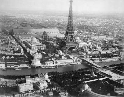 1889 Aerial Of Paris