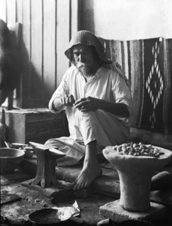 An Iraqi Silversmith At Work