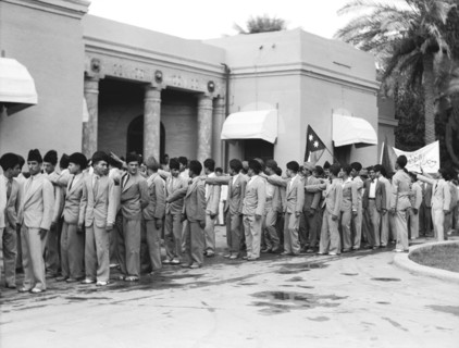 Iraqis Salute King Faisal