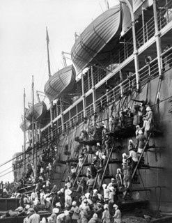 Japanese Fueling A Steamship