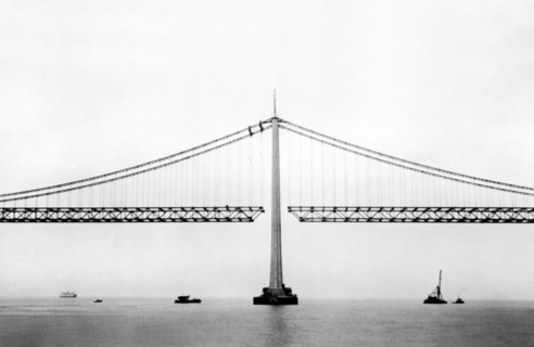 Bay Bridge Under Construction