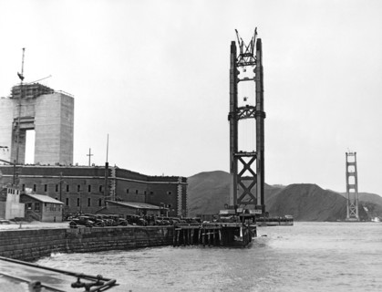 GG Bridge Under Construction
