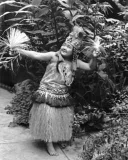 A Young Hawaiian Hula Dancer