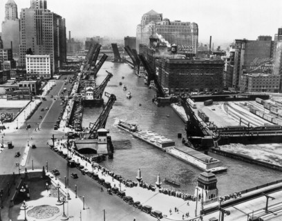 Barges In Chicago