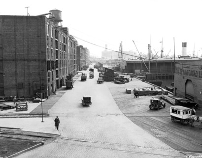 Dock Scene In New York City