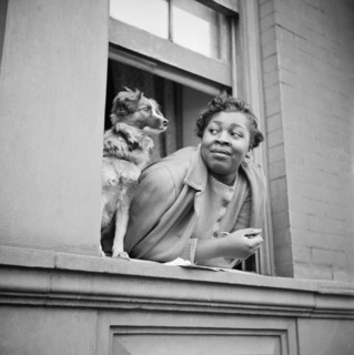A Woman And Her Dog