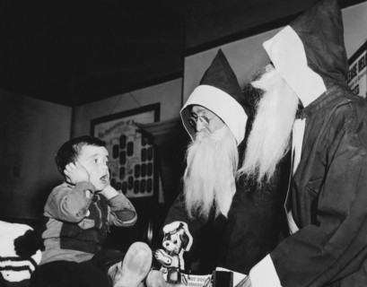 Two Santas Too Much For Boy
