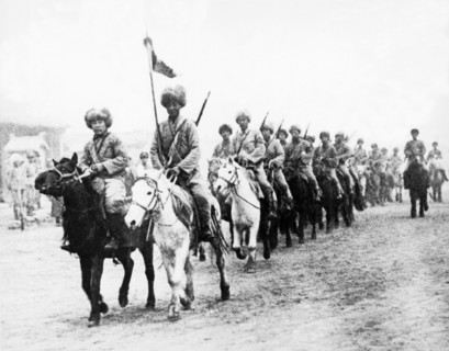 Japanese Calvary In Manchuria