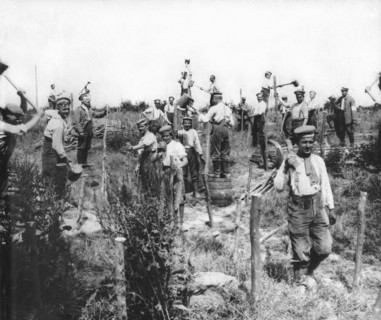 Germans Building Defences