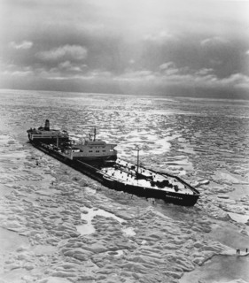 SS Manhattan In The Arctic