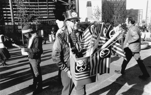Peace Symbol American Flags