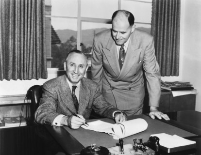 Roy Disney Signs Contract