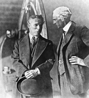 Charlie Chaplin and Henry Ford