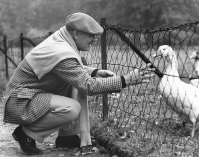 Clark Gable And A Goose